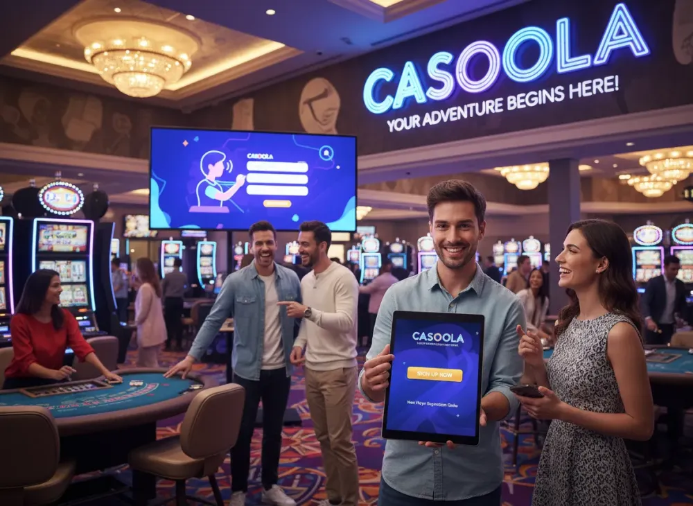 Casoola sign up guide for new player registration